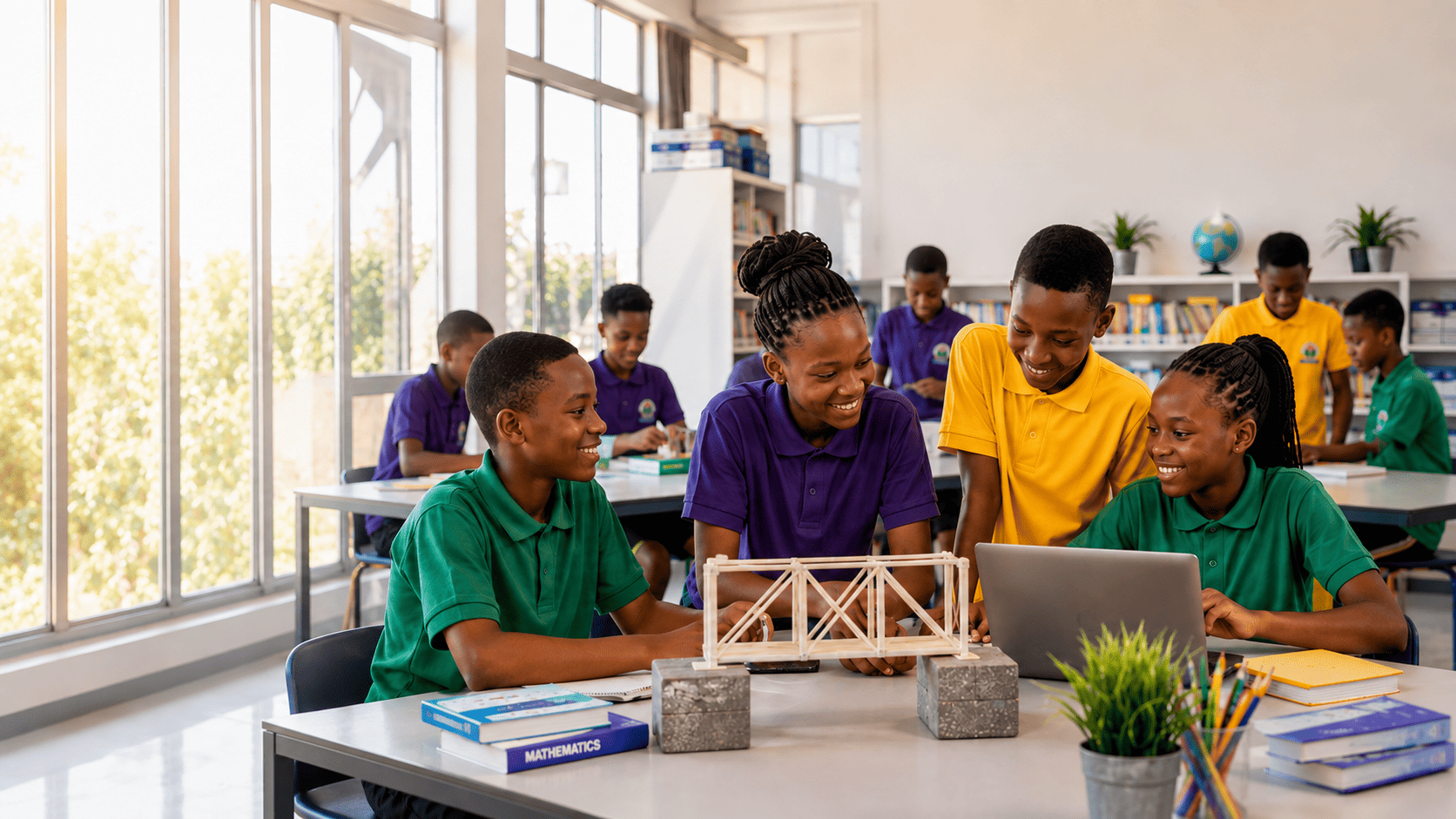 E-Springs Kindergarten - Happy children learning and playing together